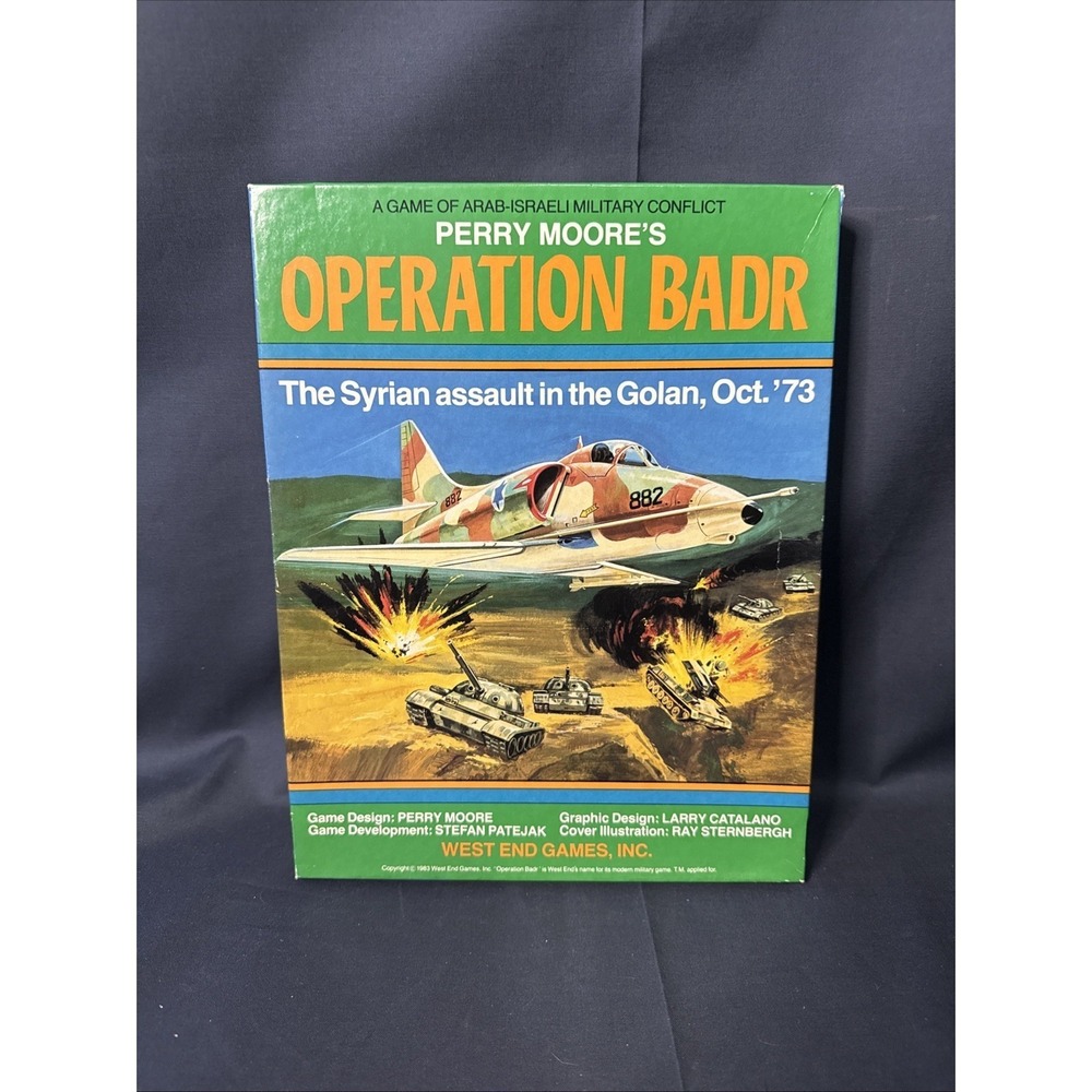 West End Games : Operation Badr - Syrian assault in the Golan, 1973 Unpunched